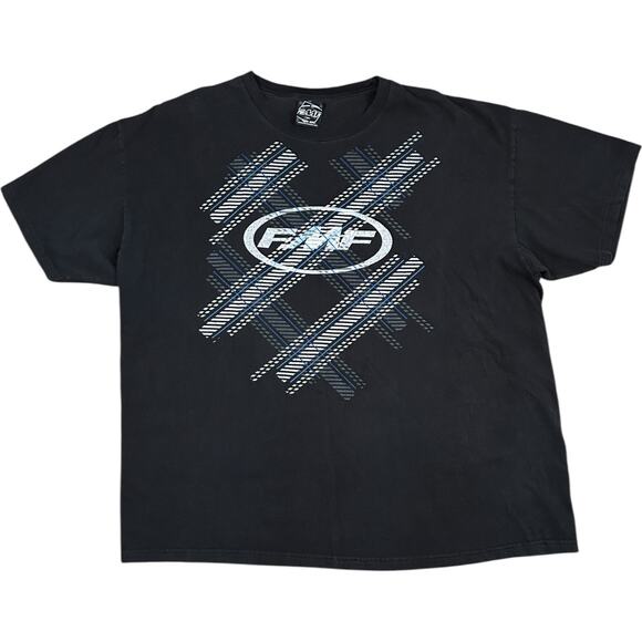 FMF INTL Vintage Y2K Plaid Logo T-shirt - Picture 1 of 5